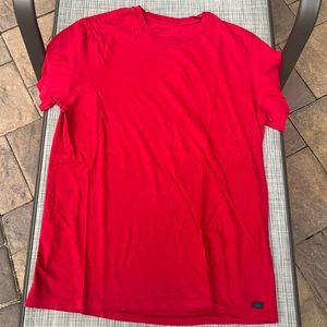 Mens Armani Exchange Red Shirt